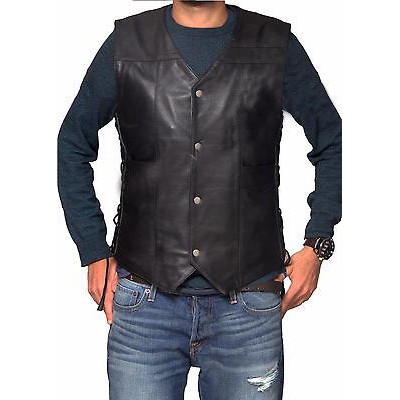 The Walking Dead Angel Wings Leather Vest