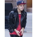 Justin Bieber Black Hoodie Jacket