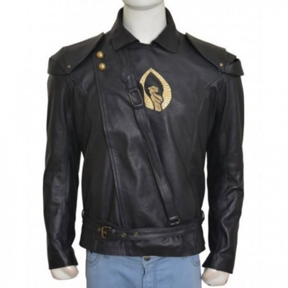 Abigail Breslin Black leather Jacket