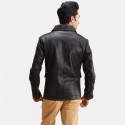 Raven Black Leather Jacket