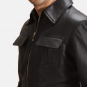 Raven Black Leather Jacket