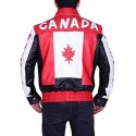 Bomber Style Canadian Flag Design Jacket