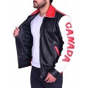 Bomber Style Canadian Flag Design Jacket