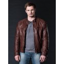 Bradley James Damien Thorn leather Jacket