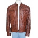 Bradley James Damien Thorn leather Jacket