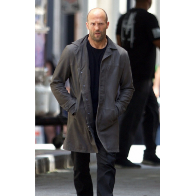 Jason Statham Fast and Furious 8 Deckard Shaw Leather Coat