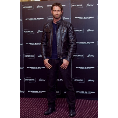 Gerard Butler Olympus Has Fallen Leather Jacket