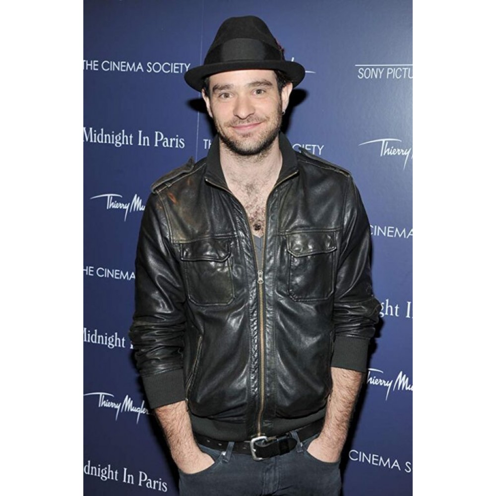 Charlie Cox Midnight Event Leather Jacket