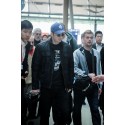 Chris Evans Seoul Airport Leather Jacket