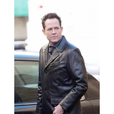 Dean Winters Brooklyn Nine Nine Leather Coat