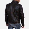 Drakeshire Brown Leather Jacket