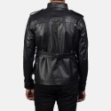 Germain Black Leather Jacket