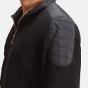 Ethan Hybrid Suede Leather Bomber Jacket