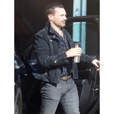 Jon Hamm Ansel Elgort Baby Driver Buddy Jacket