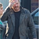 Jude Law Captain Marvel Distressed Leather Jacket