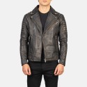 Armand Distressed Brown Biker Leather Jacket
