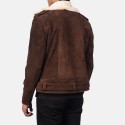 Furton Mocha Suede Biker Leather Jacket