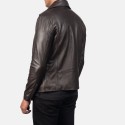 Noah Brown Biker Leather Jacket