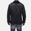 Furcliff Double Face Shearling Leather Jacket Mens