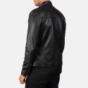 Adornica Black Biker Leather Jacket