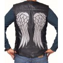 The Walking Dead Angel Wings Leather Vest