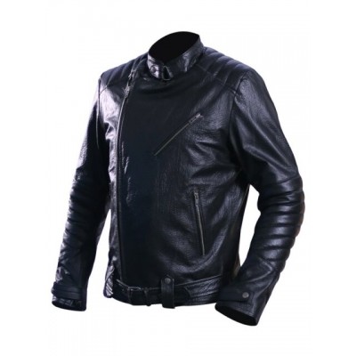 David Beckham Black Leather Jacket