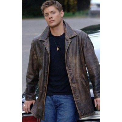 Supernatural Dean Winchester Distressed leather Jacket