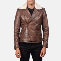 Furton Brown Biker L...
