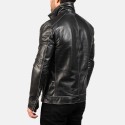 Hudson Black Biker Leather Jacket