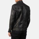 Mack Black Biker Leather Jacket