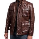Four Brothers Mark Wahlberg Leather Jacket