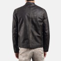 Rustic Brown Biker Leather Jacket