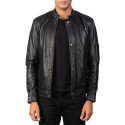 Tea House Black Biker Leather Jacket