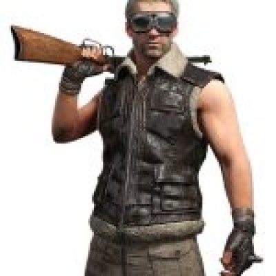 Pubg Faux Fur Leather Vest