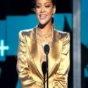 Rihanna Golden Trench Coat