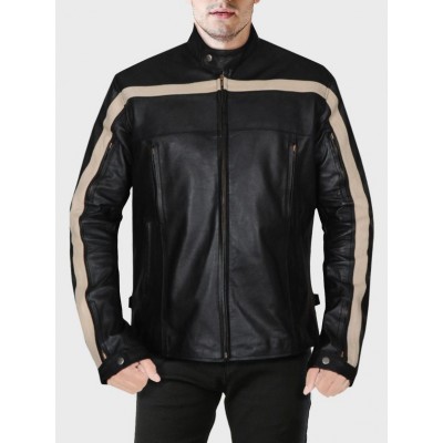 Rocket Distinctive Style Leather Jacket