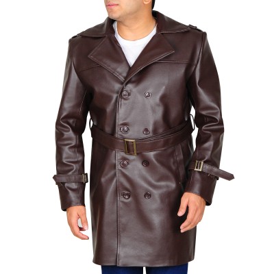 Rorschach Watchmen Leather Coat