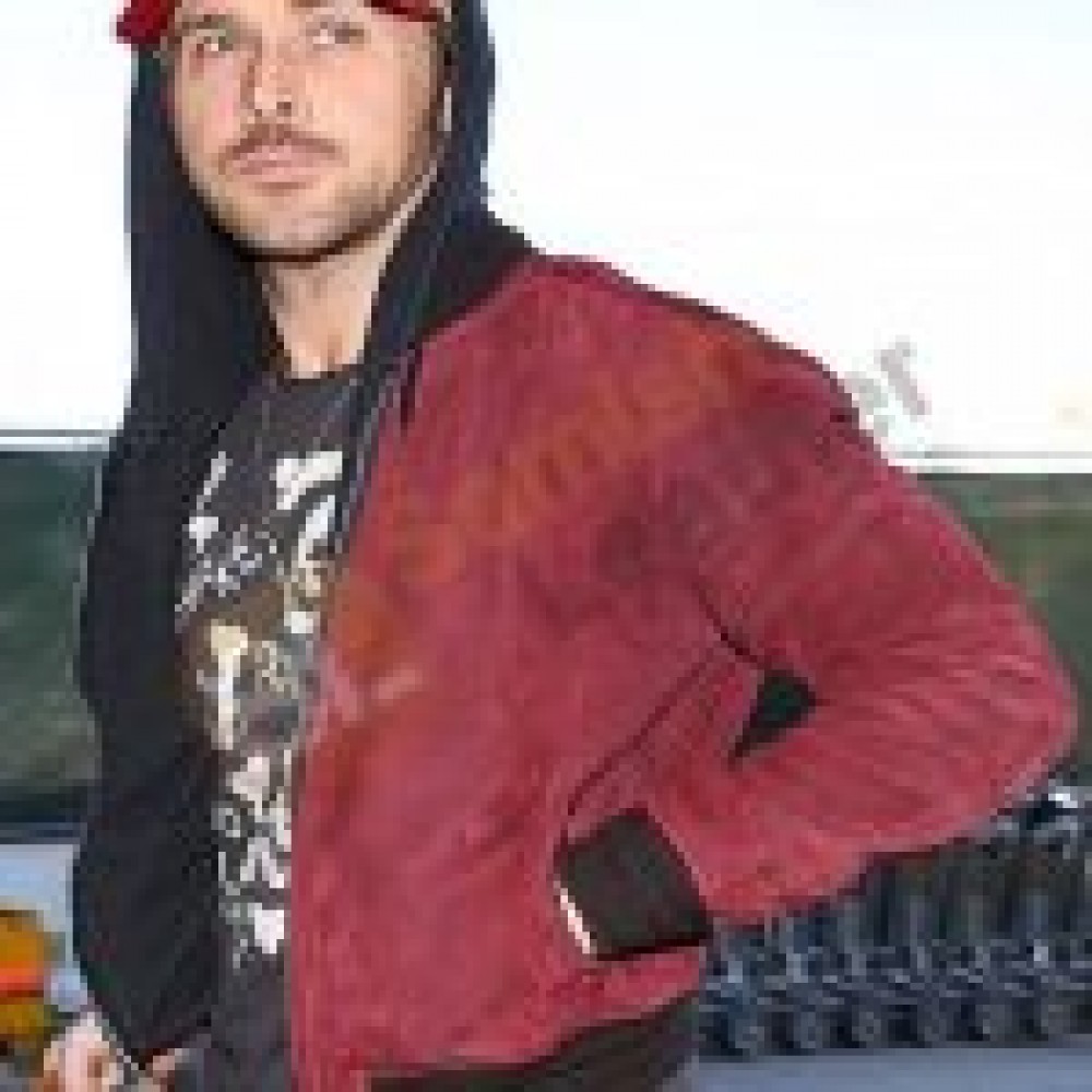 Ryan Gosling Hooded Suede Leather Jacket