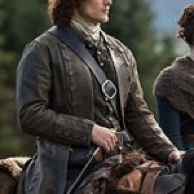 Sam Heughan long Coat