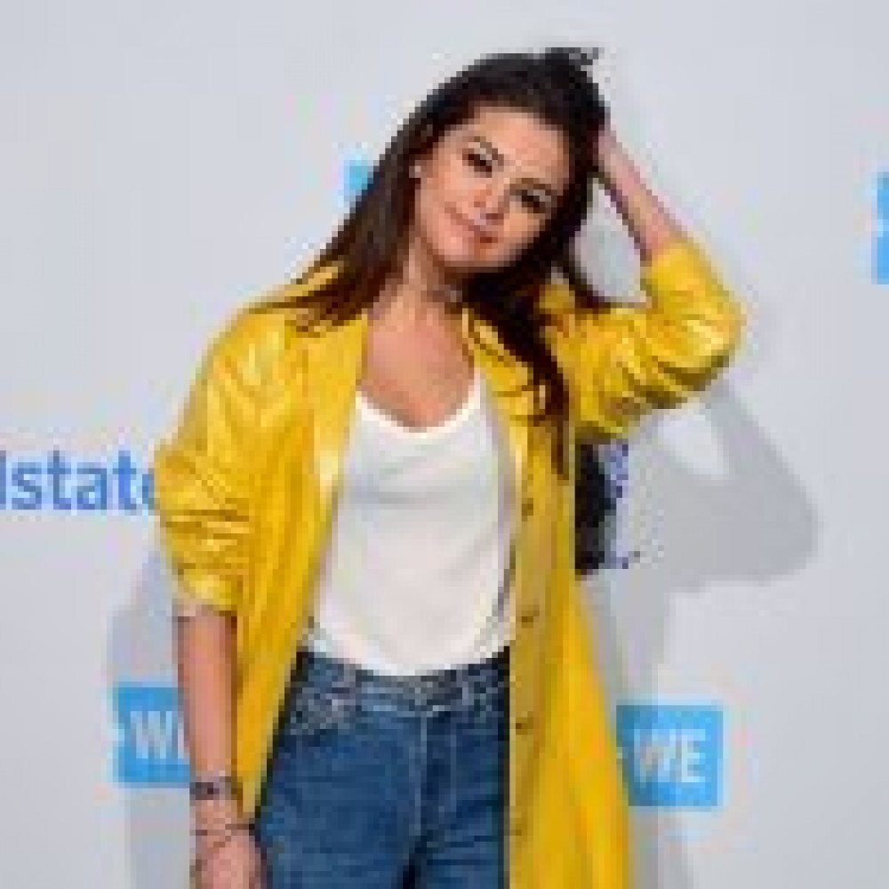 Selena Gomez Yellow Trench Coat