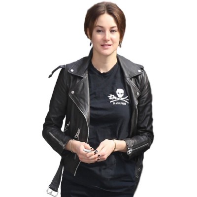 Shailene Woodley Leather Jacket