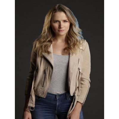 Shantel VanSanten TV Series Shooter Leather Jacket