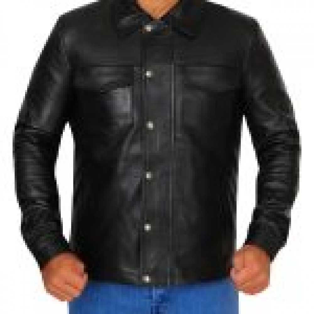 Singer Adam Lambert leather Jacket