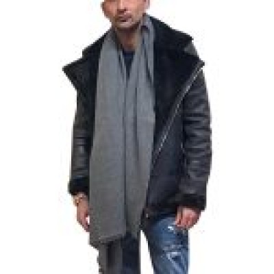 Singer Zack Knight Black leather Jacket