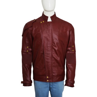 Star Lord Galaxy 2 Chris Pratt leather Jacket