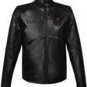 Star Wars Tie Fighter Black Leather Jacket For Men