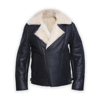 Stylish B3 shearling Leather Jacket