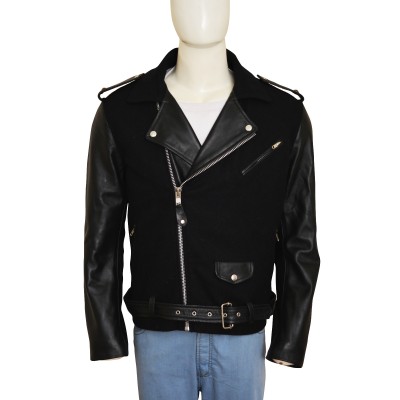 Stylish Design Cowhide Leather Jacket