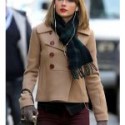 Taylor Swift Brown Wool Jacket