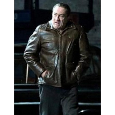 The Irishman Robert De Niro Leather Jackett